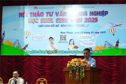 Trường Trung cấp Kinh tế - Kỹ thuật Bình Thuận phối hợp với Trường Cao đẳng Lê Quý Đôn tổ chức Hội thảo “Tư vấn, hướng nghiệp cho học sinh - sinh viên tại TP. Phan Thiết, tỉnh Bình Thuận”